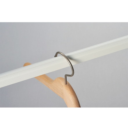 ハンギングバーH-3 天井付Lタイプセット 90×6cm TOSO 日本製 ハンガーパイプ トーソー 収納 ブラック