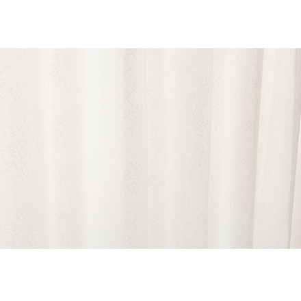 ミラーレースカーテン 7サイズ リーフ柄 日本製 UVカット 紫外線 高機能レース レースカーテン 断熱 保温 省エネ 幅100×長さ103cm2枚組