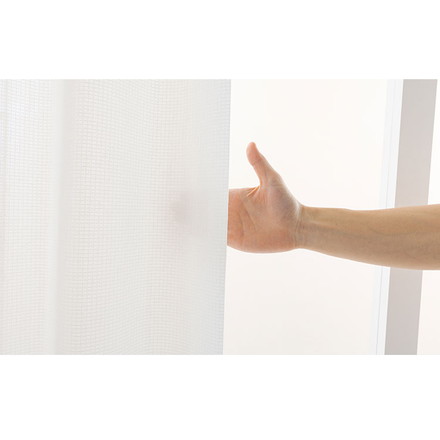 レースカーテン 2枚組 日本製 犬専用消臭 幅100 丈133 176 198 UVカット 昼見えにくい 紫外線 遮熱 幅100×長さ133cm2枚組