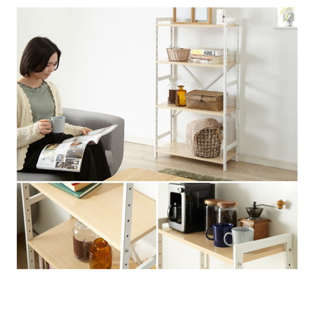 オープンラック ラック 収納ラック 四段 4段 収納 シェルフ レンジラック 棚 キッチン スチール 物置き