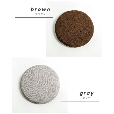 座布団 クッション 極厚 低反発 円形 直径40cm 滑り止め チェアパッド チェア 椅子 イス 丸 ラウンド アイボリー