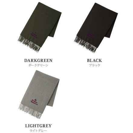 マフラー Vivienne Westwood ヴィヴィアン 2025年モデル ウール100% 25-81030007-W00Q7-AAB レディース メンズ ヴィヴィアンウエストウッド PINK