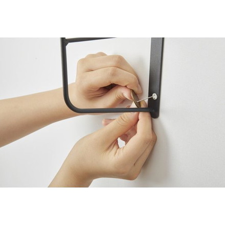 L型シェルフフレーム4 白 WFW-34 平安伸銅工業