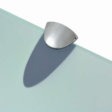 vidaXL フローティングシェルフ ガラス製 40x10cm 8mm家具 棚 壁面収納棚・壁面ラック