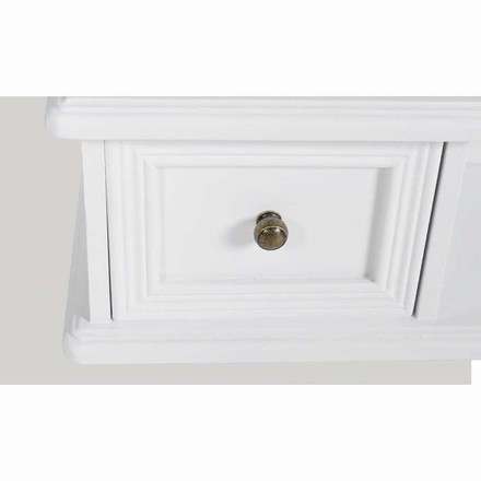 vidaXL 化粧台 長方形スイングミラー付き MDF製 家具 キャビネット&収納 洗面・化粧台ユニット