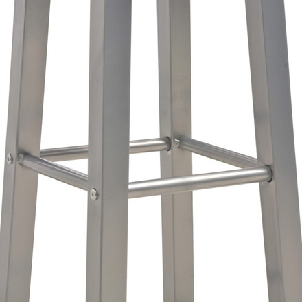 vidaXL バースツール 2点 アントラシート MDF製 家具 チェア テーブル バースツール