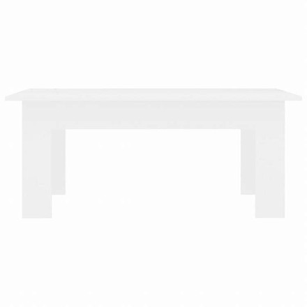 vidaXL コーヒーテーブル ホワイト 100x60x42cm エンジニアリングウッド家具 テーブル アクセントテーブル コーヒーテーブル