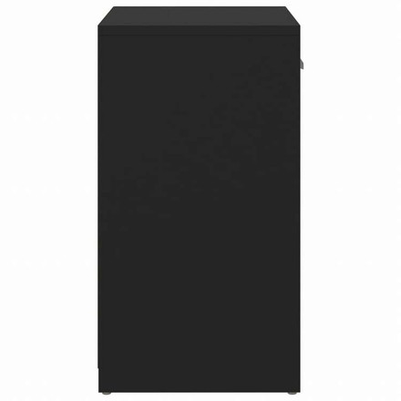 vidaXL シューズベンチ ブラック 94.5x31x57cm エンジニアリングウッドホーム&ガーデン 家事用品