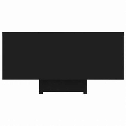 vidaXL コーヒーテーブル ブラック 85x55x31 cm エンジニアリングウッド家具 テーブル アクセントテーブル コーヒーテーブル