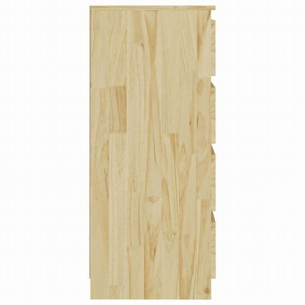 vidaXL サイドキャビネット 60x36x84 cm パイン無垢材家具 キャビネット&収納 サイドボード