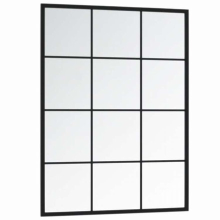 vidaXL ウォールミラー 80x60cm 金属製ホーム&ガーデン デコレーション 鏡