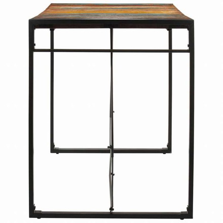 vidaXL バーテーブル 175x90x110 cm 無垢の再生材家具 テーブル