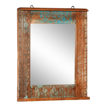 vidaXL バスルーム家具4点セット 再生無垢材 家具 家具セット バスルーム家具セット