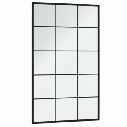 vidaXL ウォールミラー 2点 100x60cm 金属製ホーム&ガーデン デコレーション 鏡