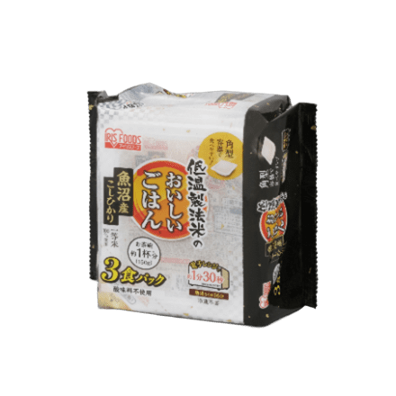 アイリスフーズ 低温製法米のおいしいごはん 新潟県 魚沼産 コシヒカリ 150g×24食パック（3食パック×8袋）