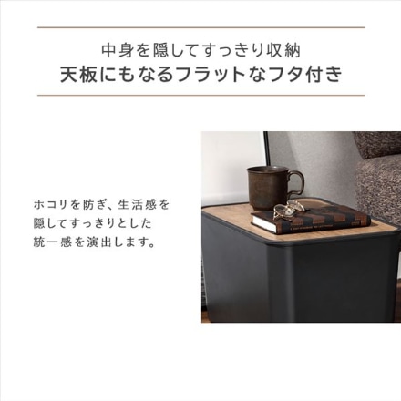 アイリスオーヤマ ナチュラルウッドボックス Mサイズ NWB-45 ホワイト