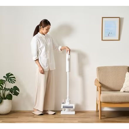 アイリスオーヤマ 充電式紙パックスティッククリーナー SBD-78P-W ホワイト