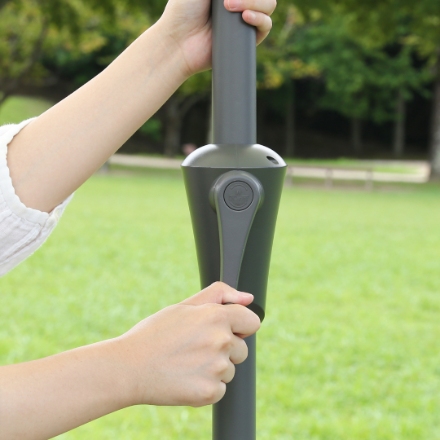 アルミパラソル ２７０cm ブラウン