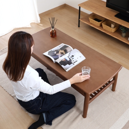引出し棚付きセンターテーブル カミュ ＢＲ