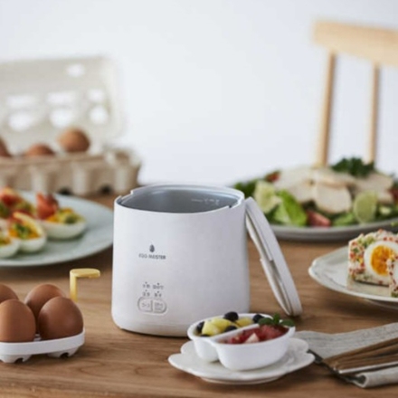 ゆで卵調理器 アピックス エッグマイスター AEM-422 ホワイト