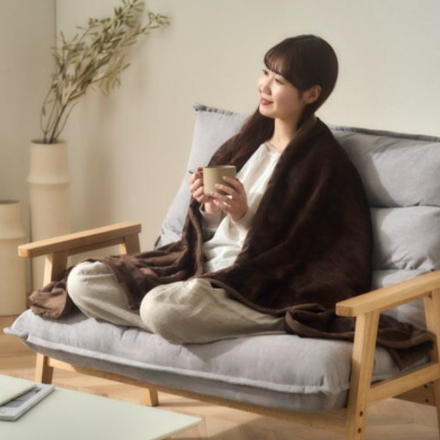 電気毛布 アイリスオーヤマ EHB-FR1813B ダークブラウン 掛・敷兼用