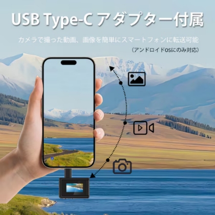 デジタルカメラ SAC CONNECT オリジナルコンパクトデジタルMINIカメラ デジタル式 SMC01-WH ホワイト