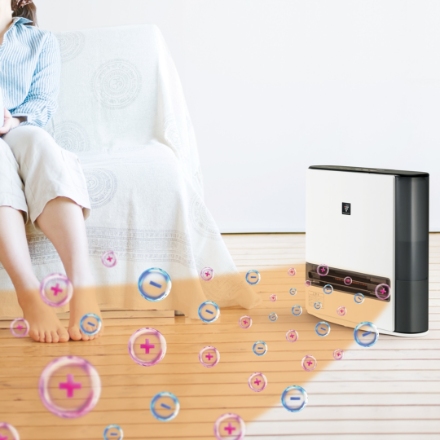 ファンヒーター シャープ 加湿セラミックファンヒーター HX-TK12-W プレミアムホワイト