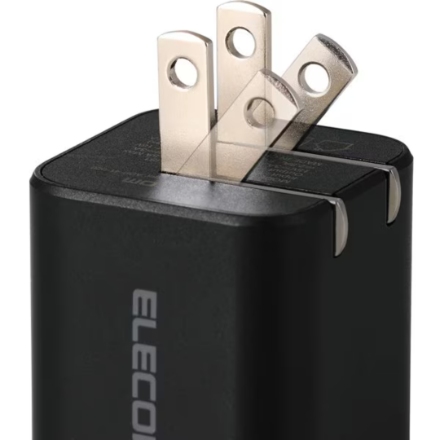 充電器 エレコム USB Power Delivery 45W AC充電器C-C1.5ｍ付MPA-AC12345BK ブラック