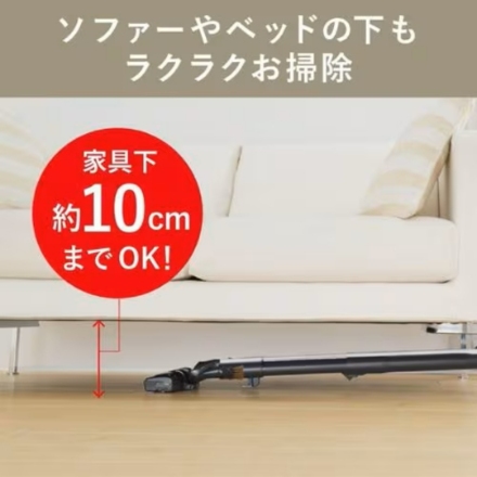 キャニスター掃除機 Be-K TC-FD2F-N ホワイトゴールド