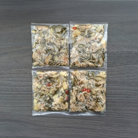 北海道郷土料理 白醤油小分け松前漬け130g×4