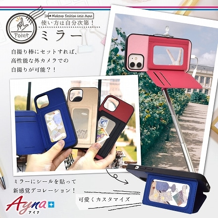 シズカウィル AQUOS sense6s sense6 SH-54B SHG05 SH-M19 ケース カバー アイナ Ayna ローズ(rose)