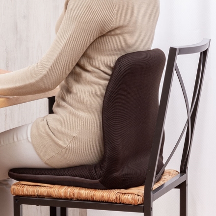 背筋サポートリクライニングチェア ブラック 同色2個組