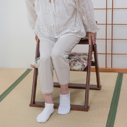 天然木 和風 折りたたみ 椅子
