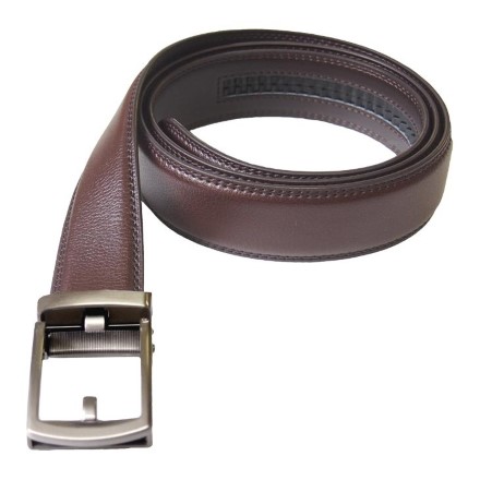 ファミラ 牛革ラチェット式ベルト 黒2本＋茶1本 合計3本セット ラチェット ベルト ホールレスベルト ブラック ブラウン 牛革ベルト メンズベルト ワンタッチ スライド サイズ調整【代金引換不可】 ファミラ 牛革ラチェット式ベルト