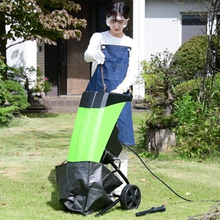 ガーデンシュレッダー ウッドチッパー 電動 粉砕機 コンパクト 家庭用 YGS-30B
