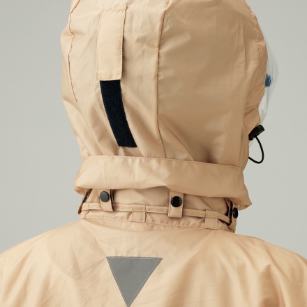 レインコート 雨でも見やすい 回転式フード