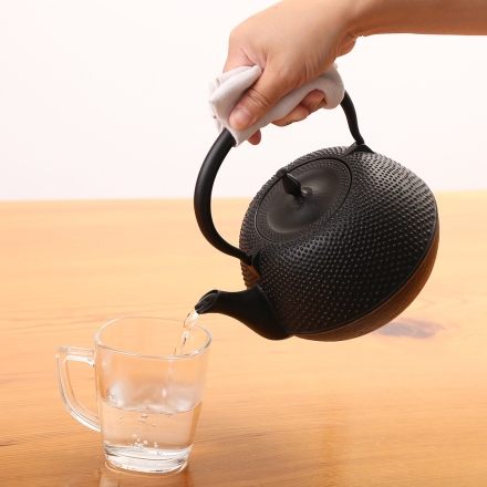 鉄瓶 南部鉄器 丸あられ鉄瓶 1.2L