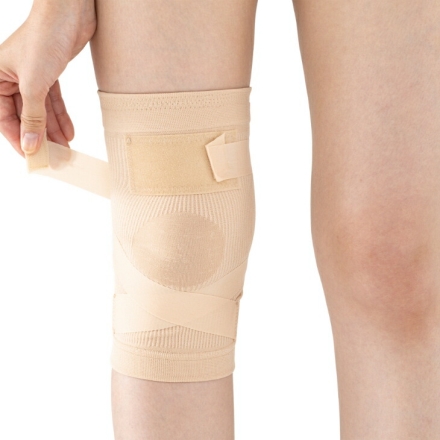 膝らく筋肉バンドサポーター 膝サポーター 日本製 2枚組 Lサイズ