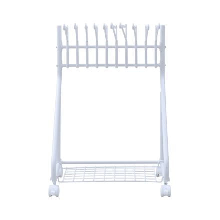 スラックスハンガー コンパクト 2つ折り 滑り止め スラックスハンガーラック 10本対応