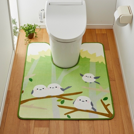 「森のシマエナガ」トイレマット シマエナガ トイレタリー