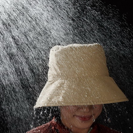 晴雨兼用 リバーシブル帽子 UV対策 レインハット 防水 ムレにくい 畳める帽子