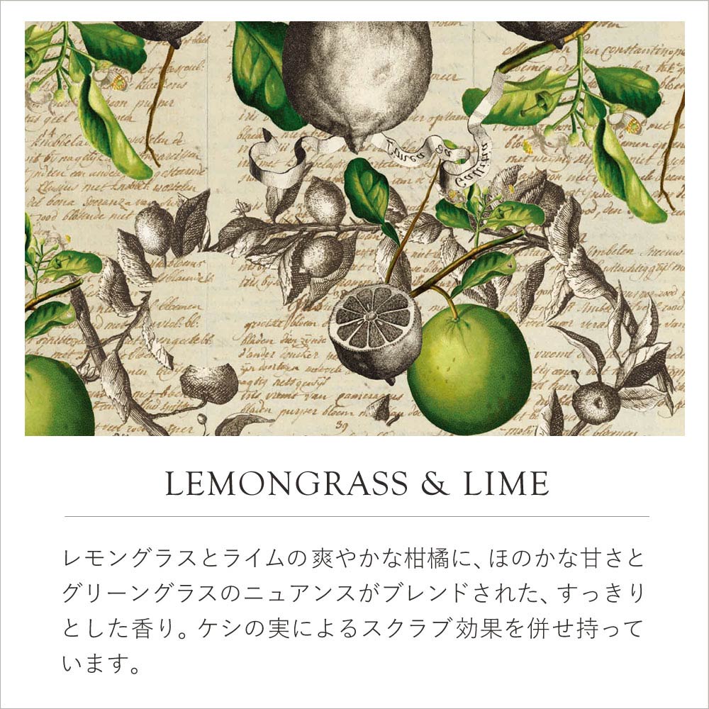 English Soap Company イングリッシュソープカンパニー KEW GARDEN キュー・ガーデン Scrub Soaps スクラブソープ Lemongrass & Lime レモングラス＆ライム