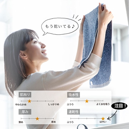ハーフ バスタオル 4枚 セット 今治 タオル DAILY PRAIRIE ドライフォルム ペールピンク