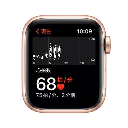 Apple Watch SE（GPSモデル）- 40mmゴールドアルミニウムケースとスターライトスポーツバンド - レギュラー with AppleCare+