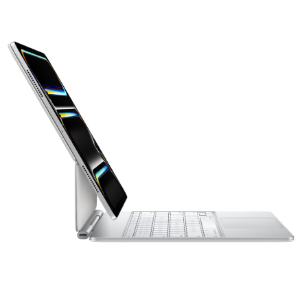 Apple Magic Keyboard iPad Pro 13インチ(M4)用 - スペイン語（スペイン）- ホワイト