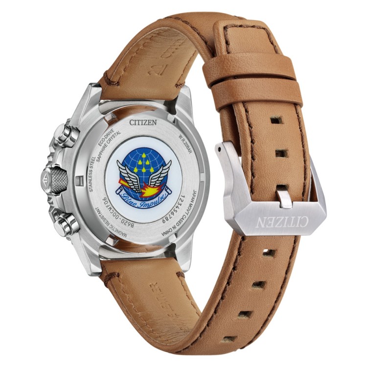シチズン プロマスター ソーラー メンズ 腕時計 CA4661-09A SKYシリーズ Blue Impulse ブルーインパルス コラボ 限定モデル 牛革バンド CITIZEN PROMASTER 国内正規品