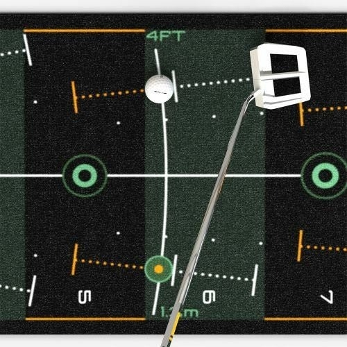 ウェルパット ゴルフ パターマット 2m パター練習 室内 練習用 Wellputt
