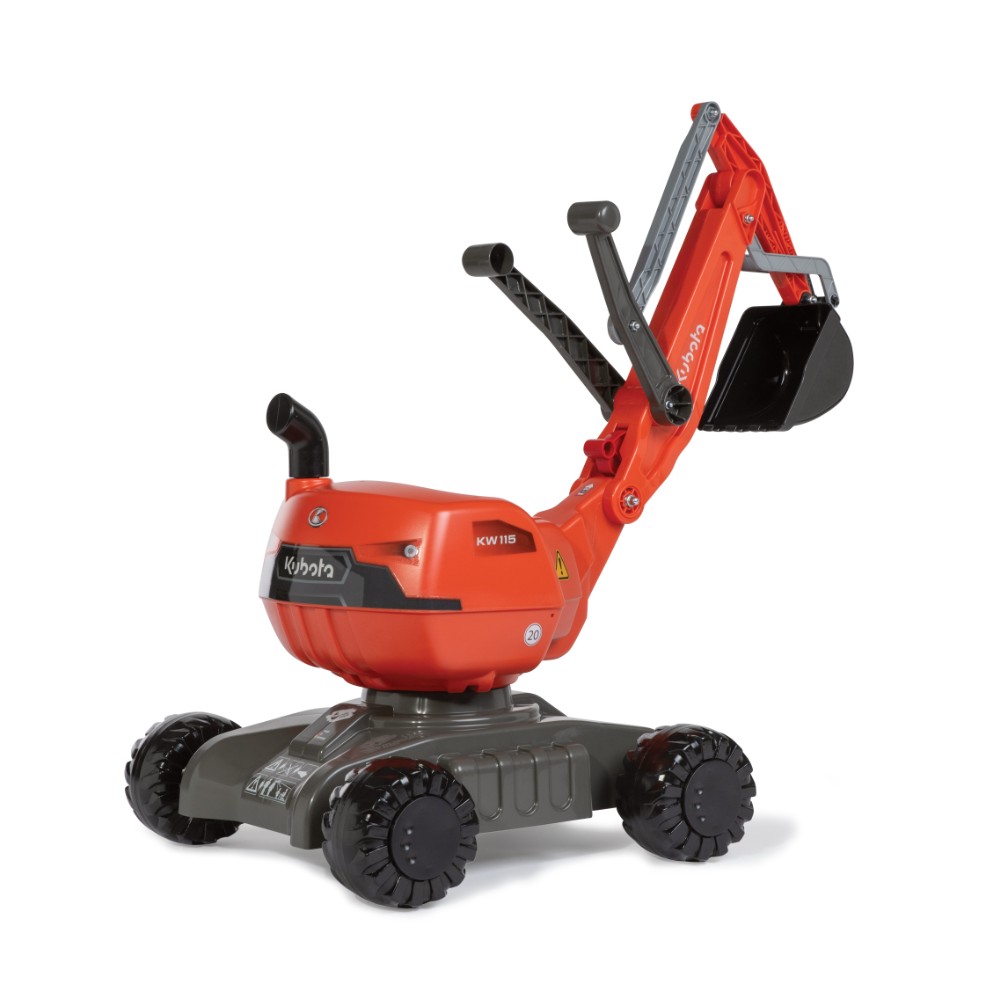 ロリートイズ 乗用おもちゃ ディガー KUBOTA 421213 ショベルカー 3～5歳向け
