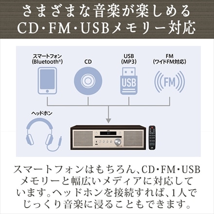 JVC ミニコンポ 木目 コンパクトコンポーネントシステム NX-W30