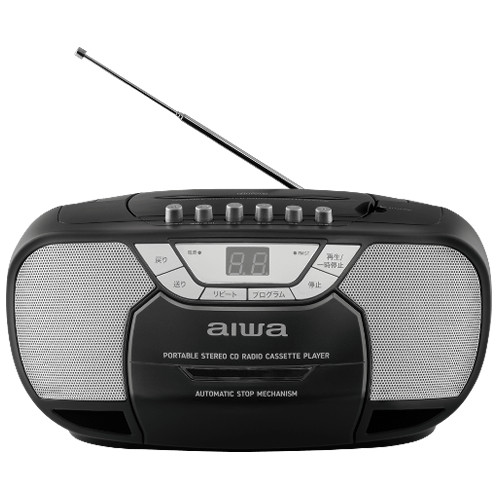 aiwa CRC2 CDラジオカセットレコーダー GAA5-CRC0002 BK